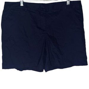 Ann Taylor LOFT Navy Blue Shorts Size 14 NWT